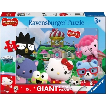 hello kitty tanta energia - puzzle da pavimento 24 pezzi