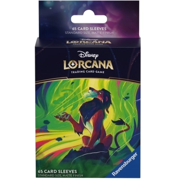 lorcana - azurite sea - scar 65 card sleeves