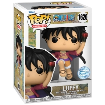 one piece - luffy uppercut (metallic) 9cm - funko pop 1620