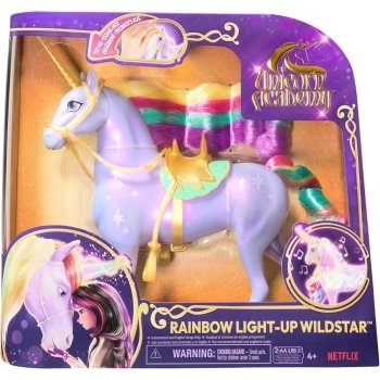 unicorn academy - rainbow light-up wildstar - fashion doll 28cm