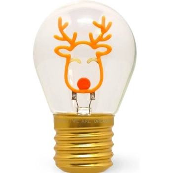 lampada da tavolo - bulb fiction - reindeer