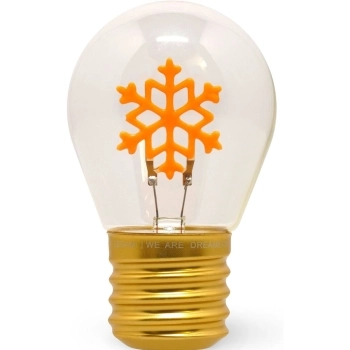 lampada da tavolo - bulb fiction - snowflakes