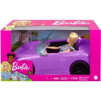 barbie auto decapottabile con bambola