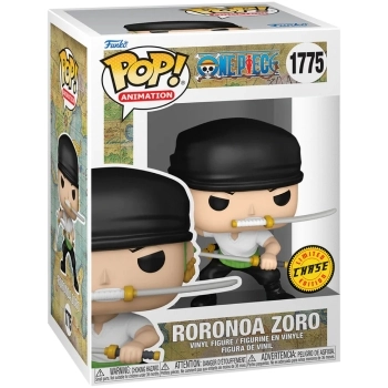 one piece - roronoa zoro (two sword style) 9cm - funko pop 1775 chase