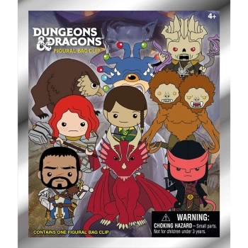 dungeon & dragons - 3d foam bag clip