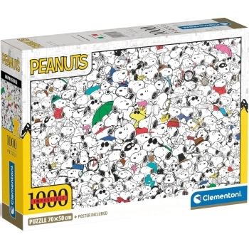 peanuts - puzzle 1000 pezzi impossible