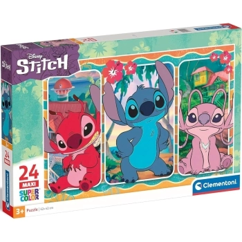 stitch - puzzle 24 pezzi maxi