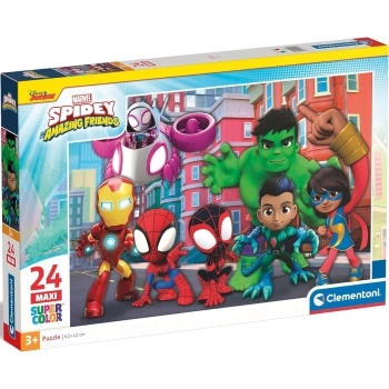 spidey & friends - puzzle 24 pezzi maxi