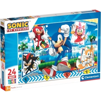 sonic - puzzle 24 pezzi maxi