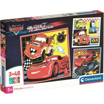 cars - puzzle 3x48 pezzi