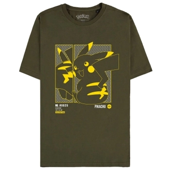 pokemon - green pikachu men's short sleeved t-shirt - s