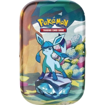 pokemon scarlatto e violetto evoluzioni prismatiche - glaceon - 1 mini tin da collezione (ita)