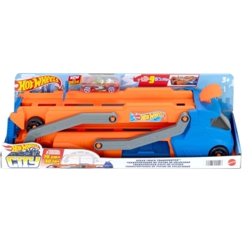 hot wheels - trasportatore con pista super velocita