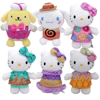 hello kitty and friends - sorprese profumate - peluche 14cm - modello assortito