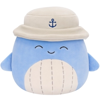 squishmallows - samir la balenottera - peluche 20cm