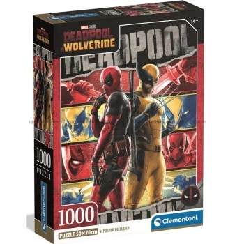 marvel: deadpool & wolverine - puzzle 1000 pezzi