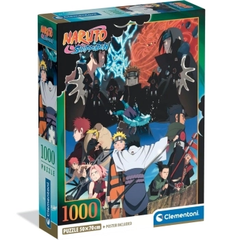 naruto shippuden - puzzle 1000 pezzi