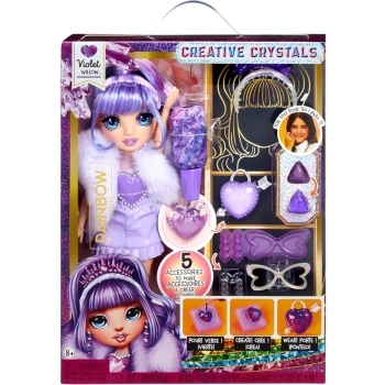 rainbow high - violet willow - creative crystals fashion doll 28cm