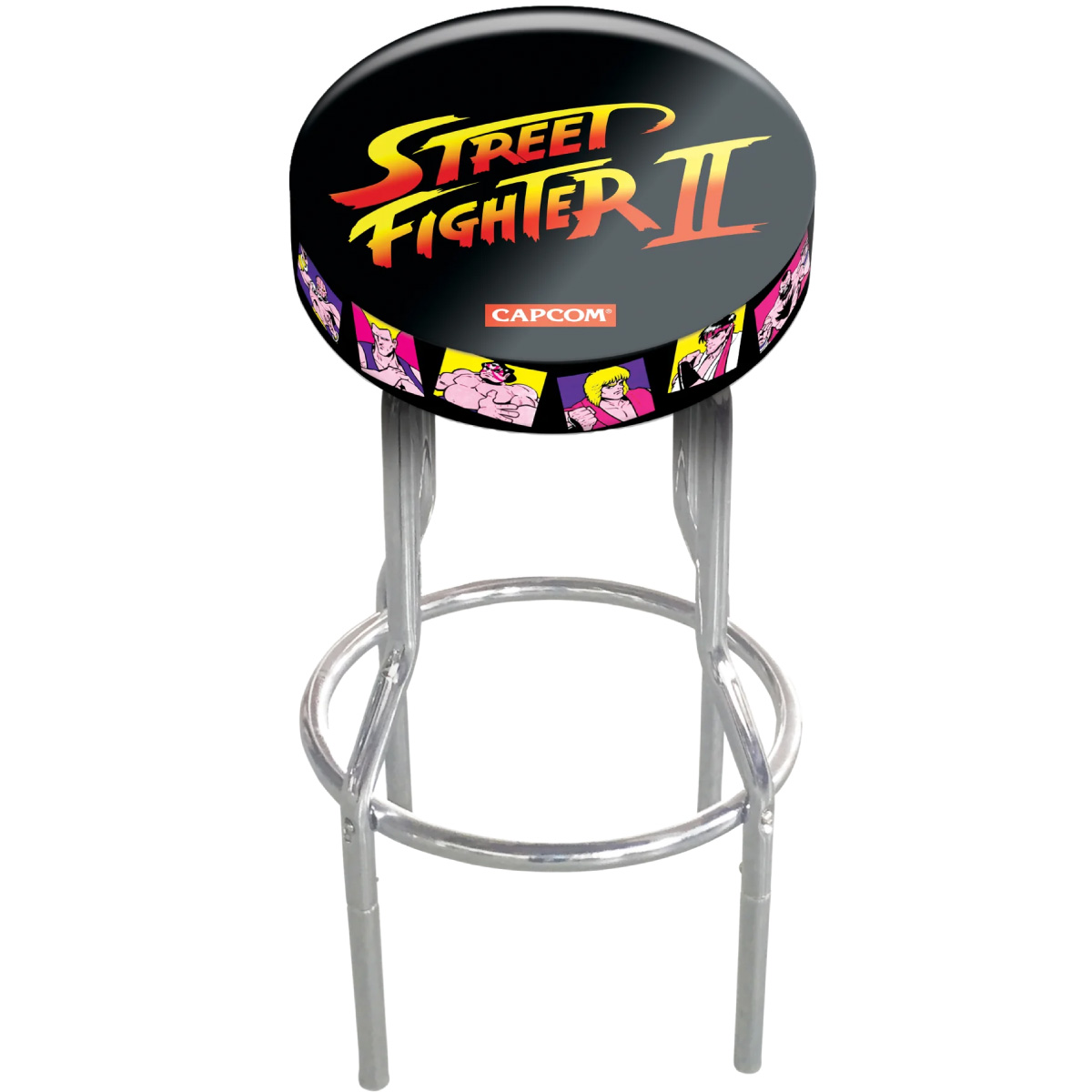 street fighter legacy cabinato 14-in-1 arcade machine + sgabello street fighter