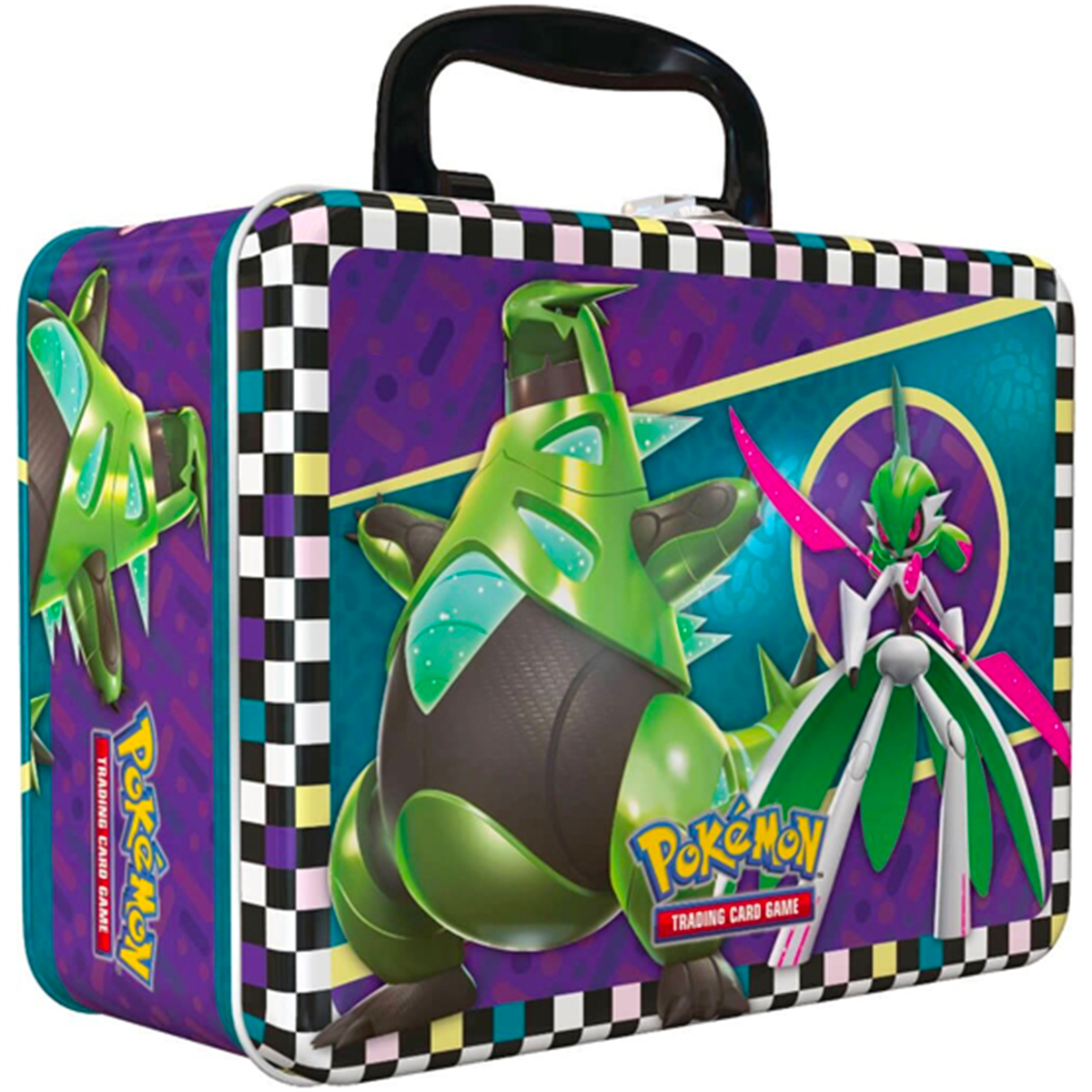 pokemon scarlatto e violetto crepuscolo mascherato - box 9x valigetta in metallo con 6 bustine back to school (ita)