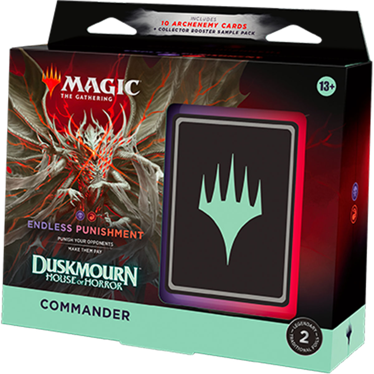 magic the gathering - duskmourn: house of horror - 4 mazzi commander (eng)