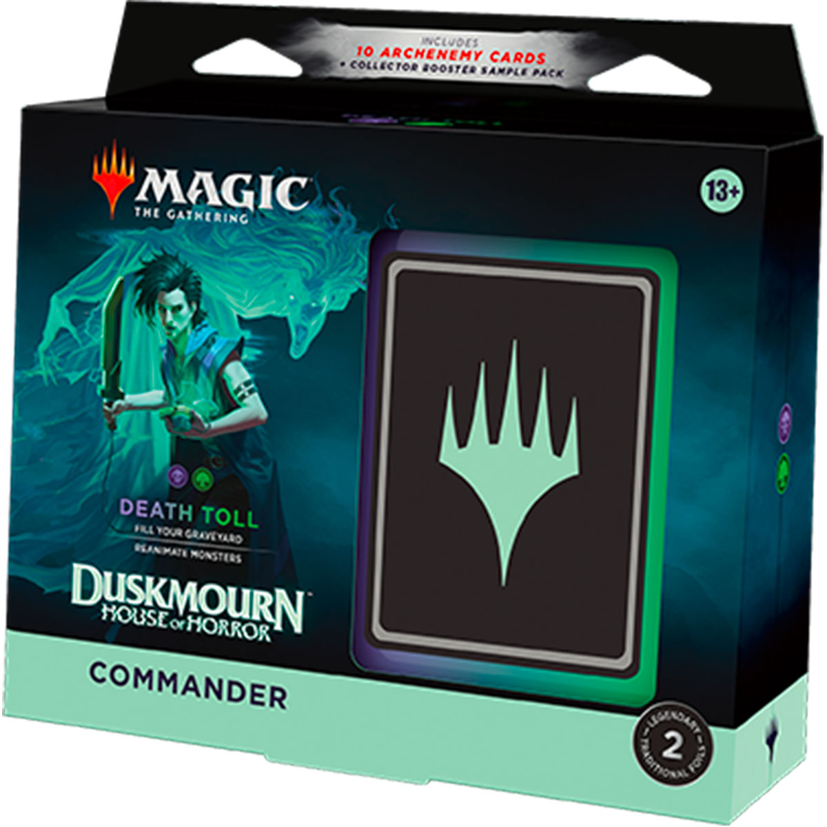 magic the gathering - duskmourn: house of horror - 4 mazzi commander (eng)