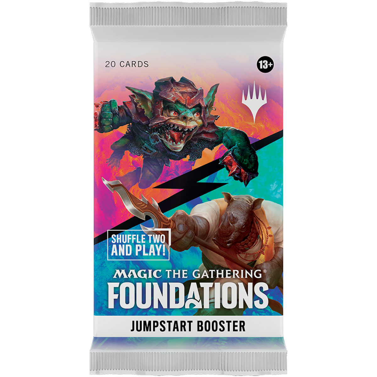 magic the gathering - foundations - jumpstart booster - case sigillato box 24 buste (ita)