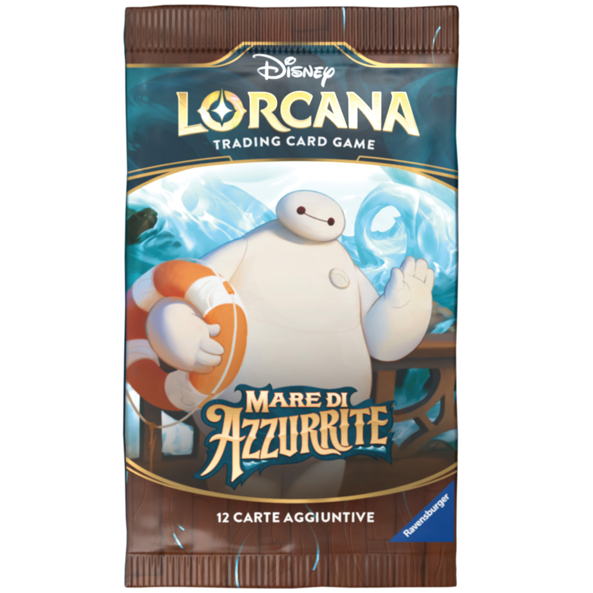 lorcana - mare di azzurrite - case sigillato 4x box 24 buste (ita)